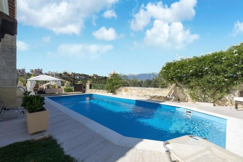 Heraklion Twins House - Private Pool Retreat Episkopí- Rethimno Eksteriør bilde